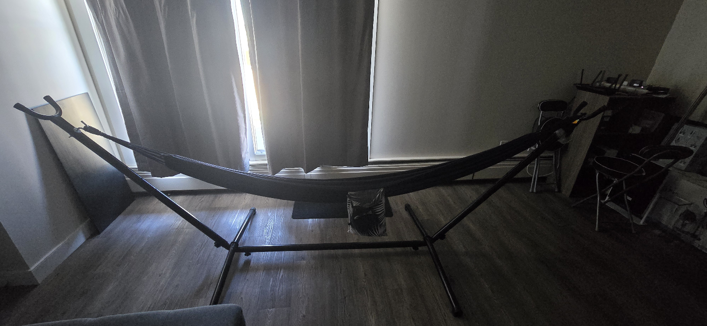 Portable Hammock Stand with Blue hammock - photo 2