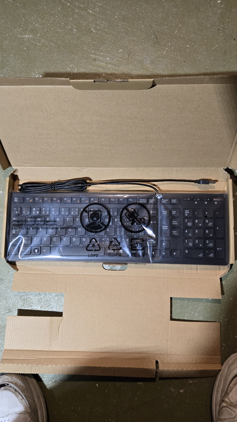 Lenovo LXH-EKB-10YA Wired Keyboard - Brand New
