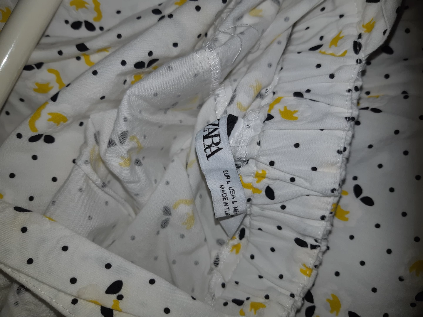 Zara Women's White Floral Jumpsuit Size L BN  🏒 - photo 4