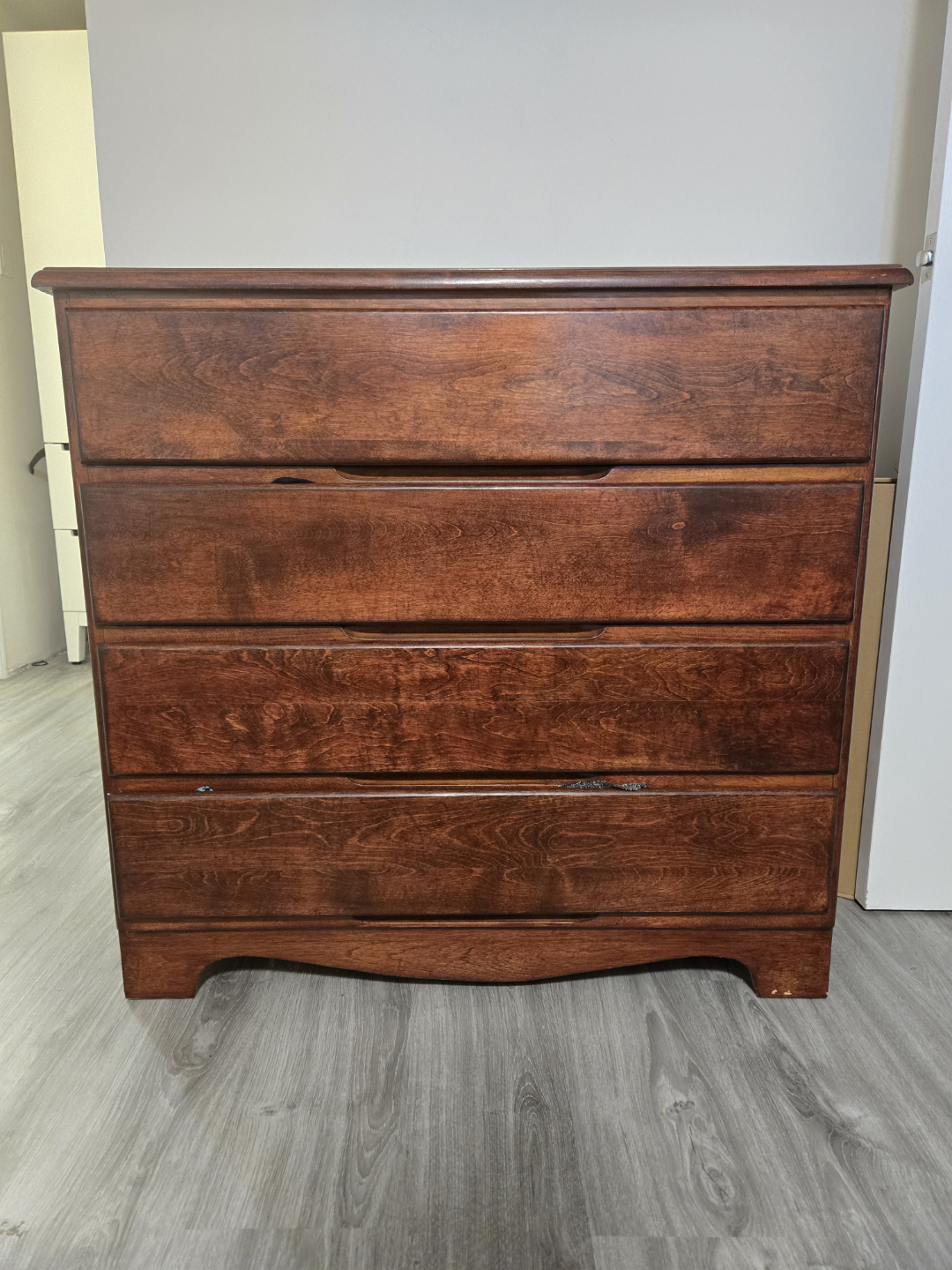 Four-Drawer Wooden Chest
