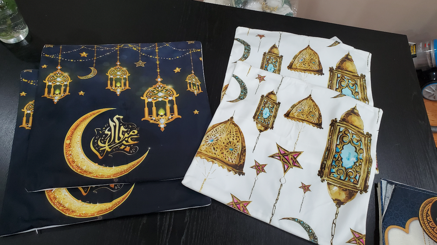Ramadan Kareem Cushion Covers & Table Runner Set - photo 2
