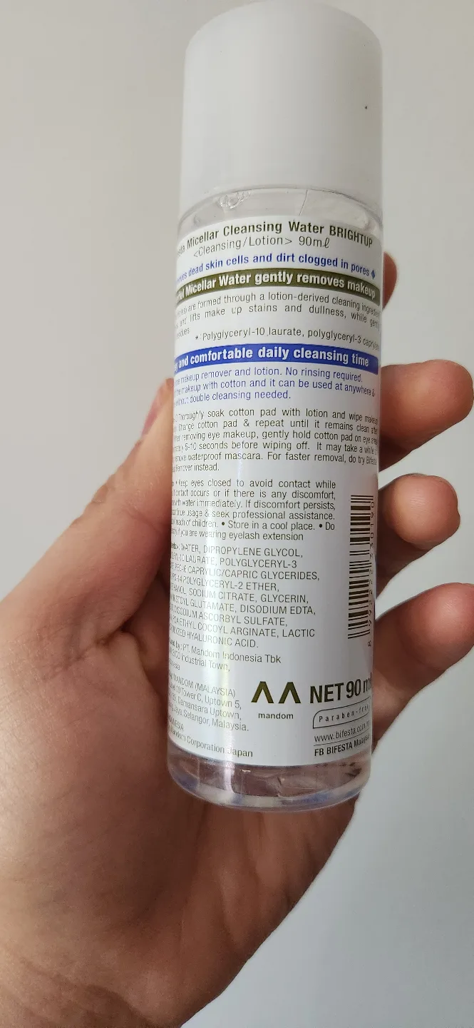 Bifesta Micellar Cleansing Water Bright Up image indicator(4)