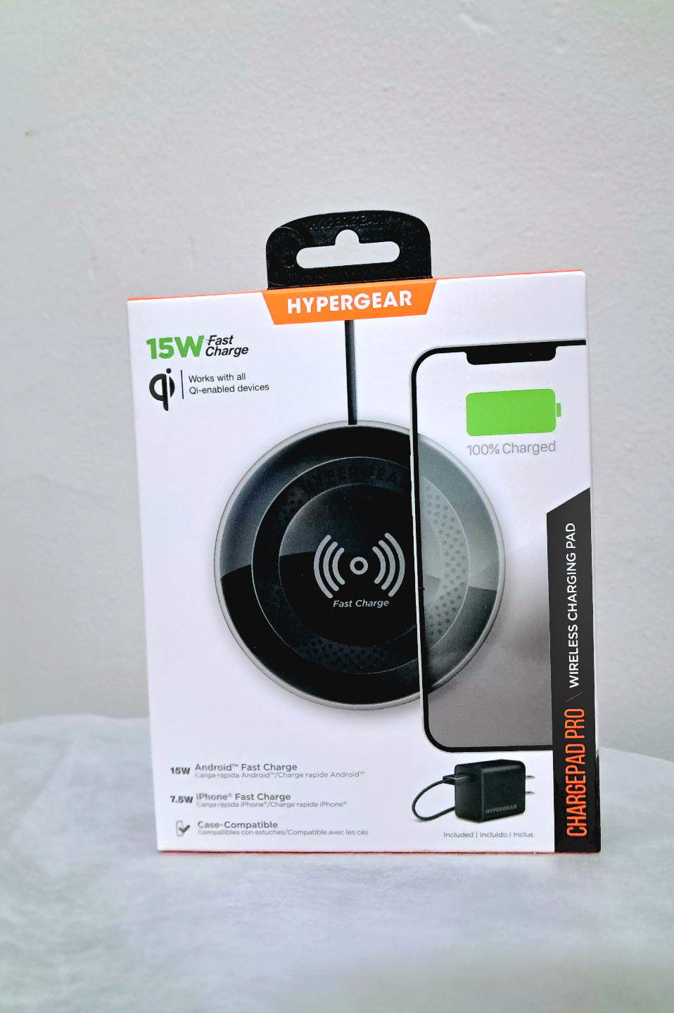 Wireless Charging Pad - 15W Fast Charge