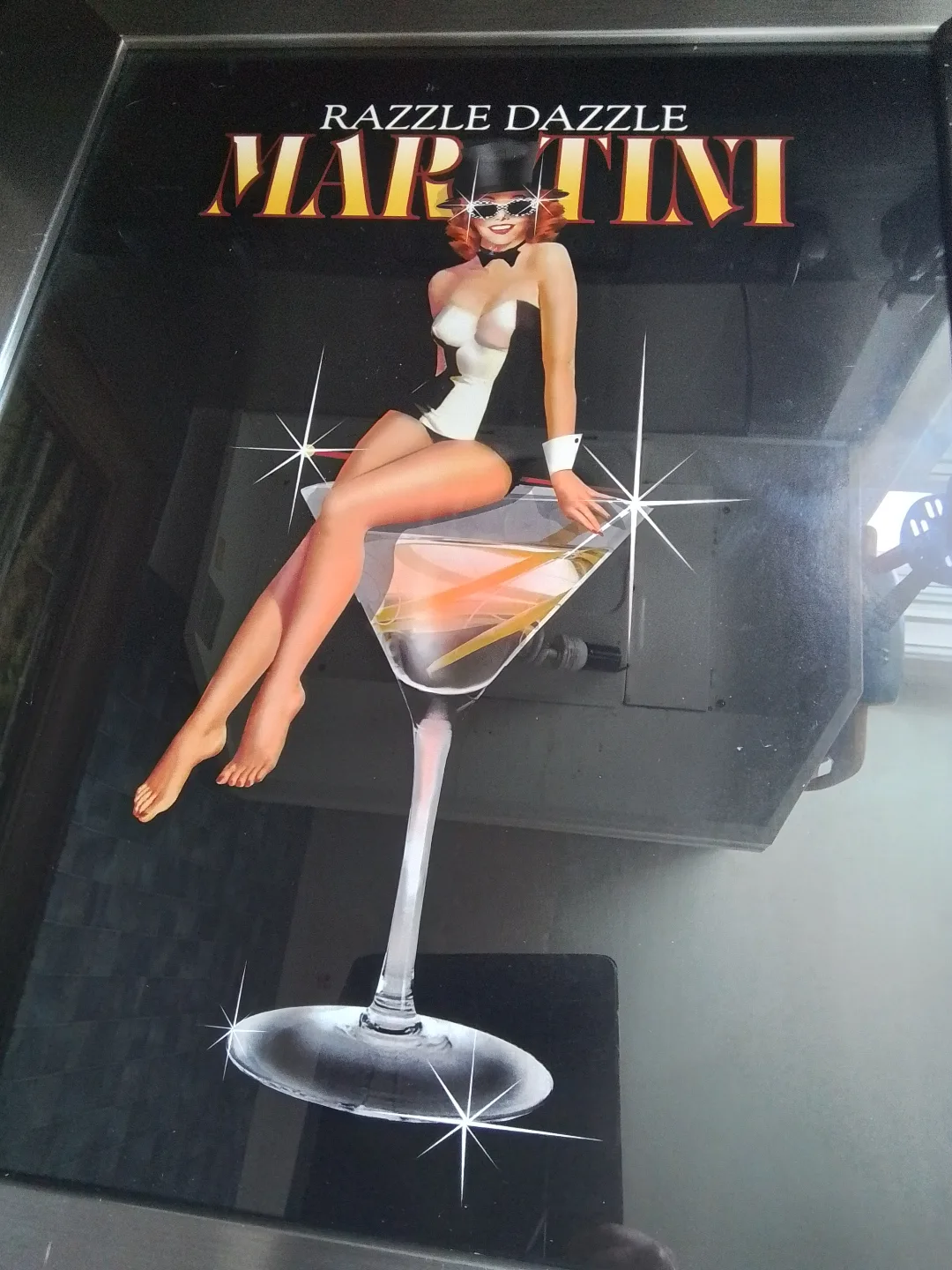 Framed Razzle Dazzle Martini Print image indicator(3)