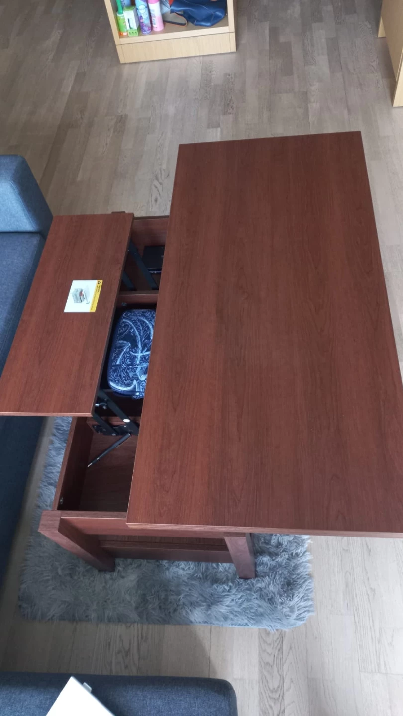 Rolanstar Lift-Top Coffee Table with Storage