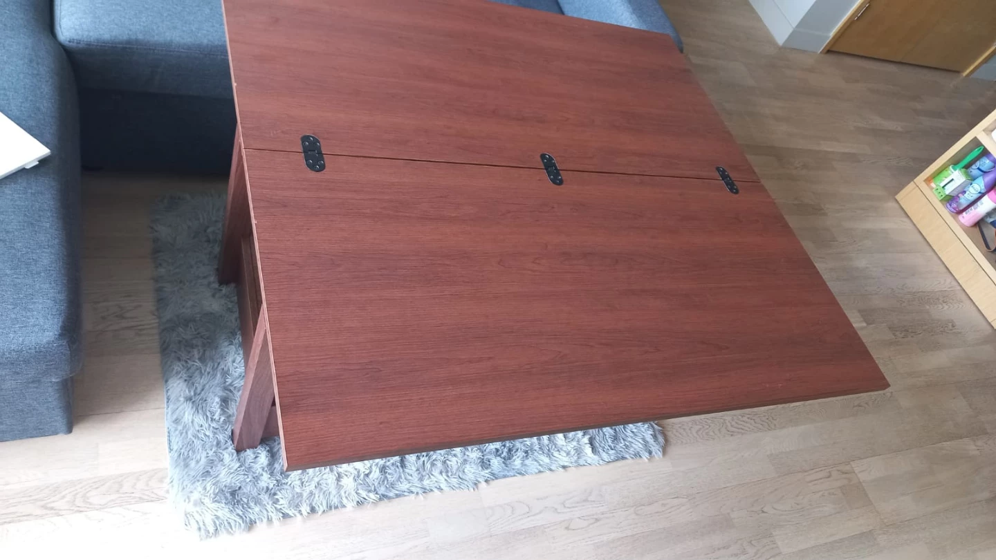 Rolanstar Lift-Top Coffee Table with Storage - photo 2