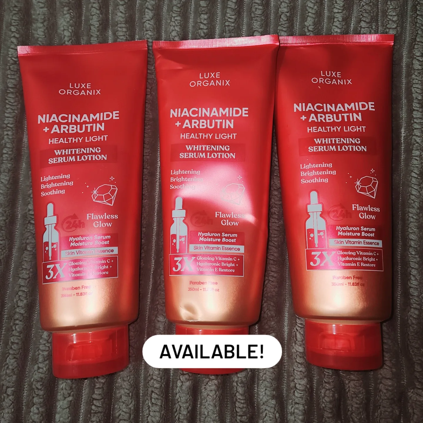 Luxe Organix Niacinamide + Arbutin Whitening Serum Lotion thumbnail