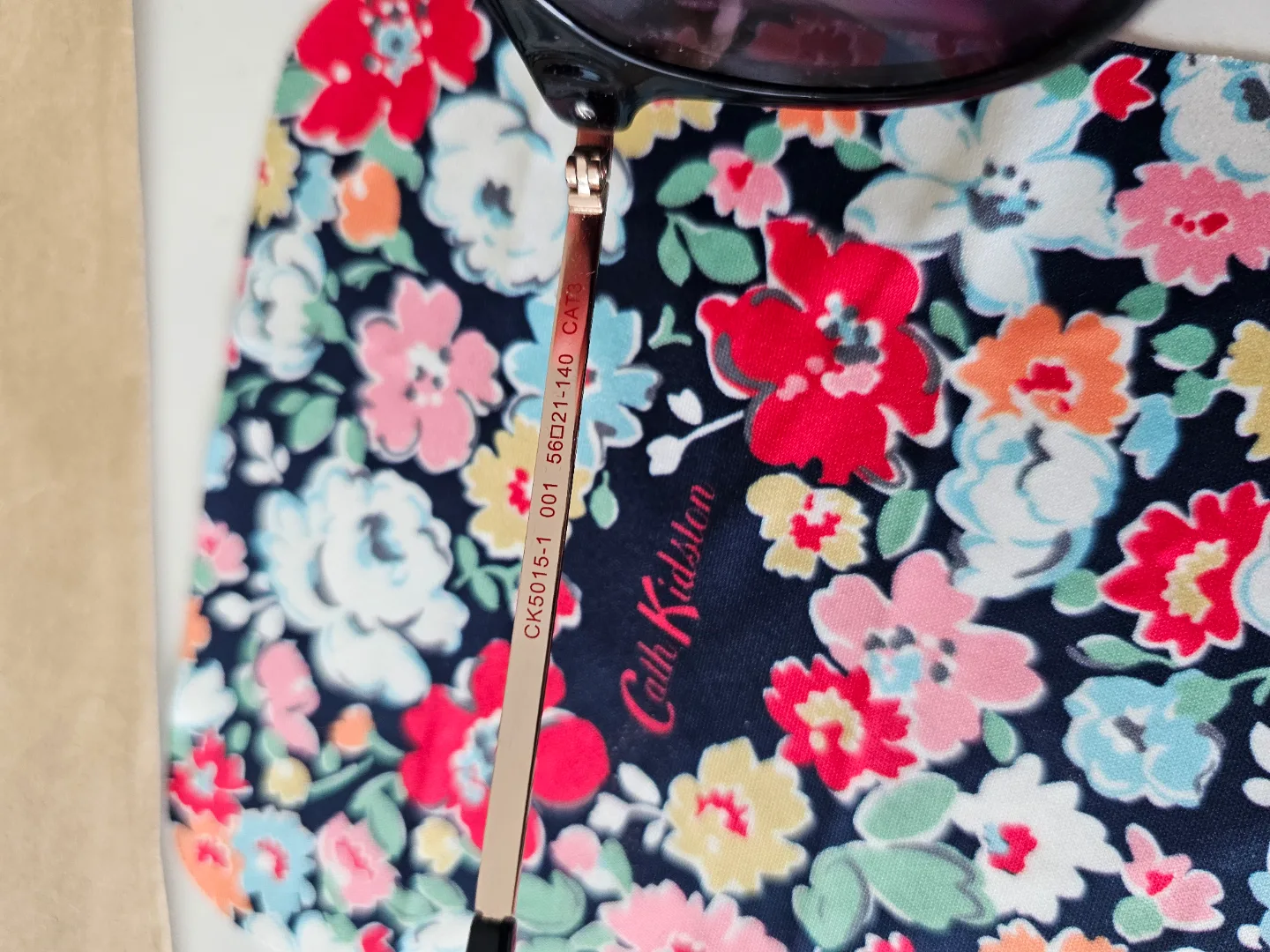 Cath Kidston Floral Sunglasses with Case and Cleaning Cloth image indicator(4)