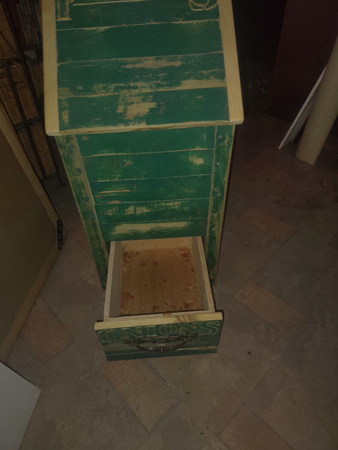 Rustic Farmhouse Style Potato and Onion Bin - photo 5