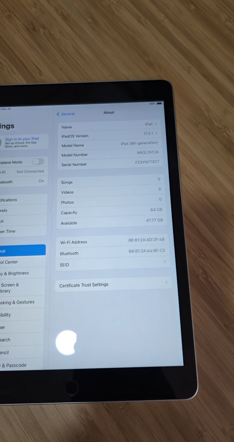 Apple iPad 9th Gen 64GB WiFi only - photo 5
