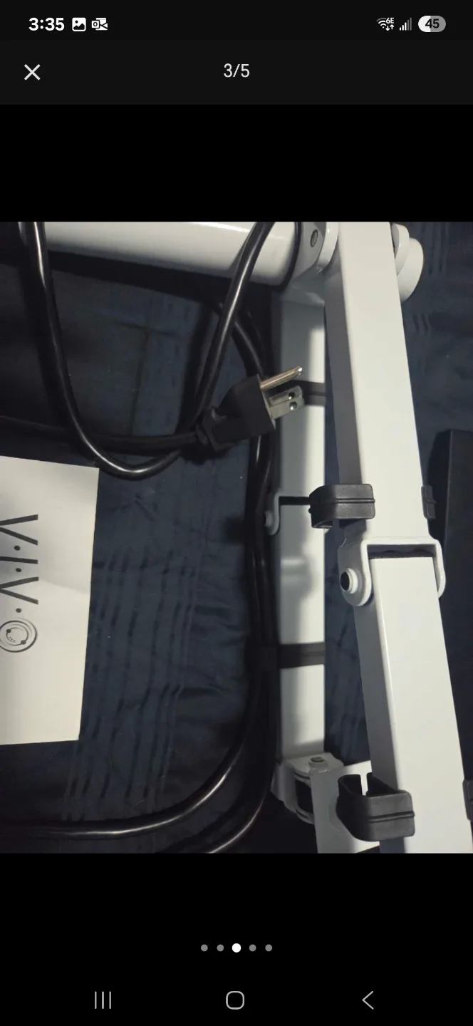 VIVO Dual Monitor Desk Mount - White image indicator(4)