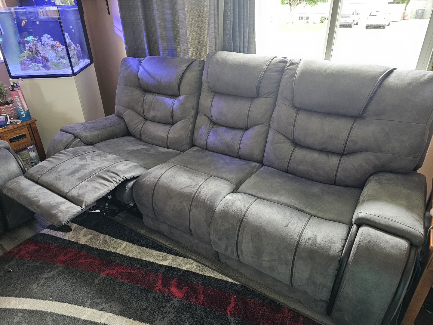Power Reclining Sofa and Loveseat Set