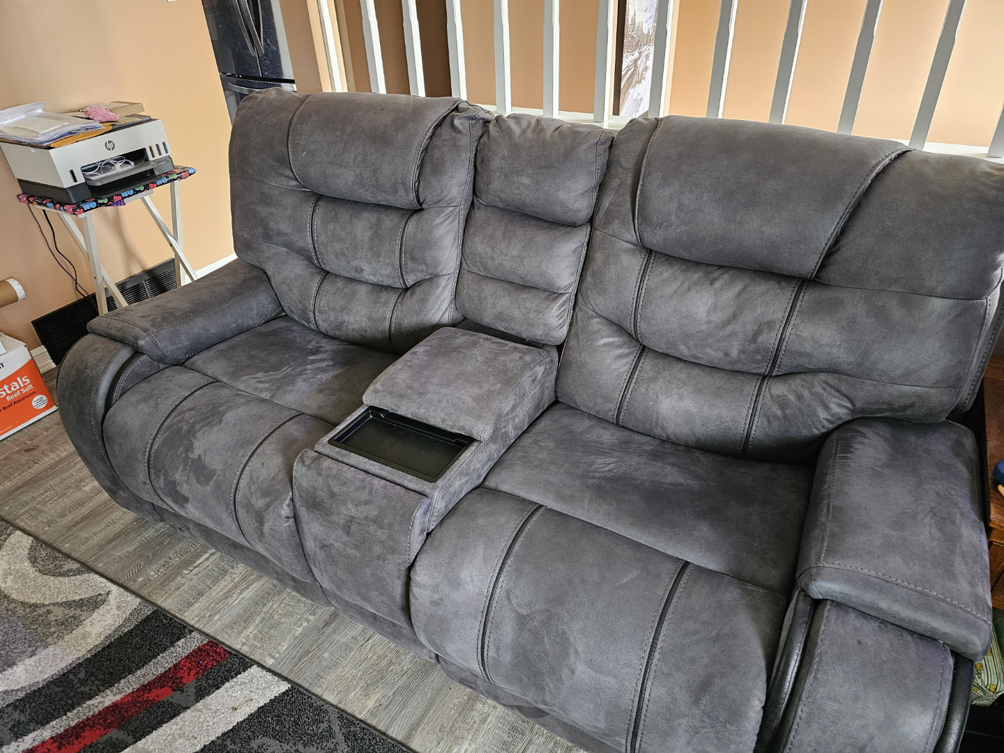 Power Reclining Sofa and Loveseat Set - photo 2