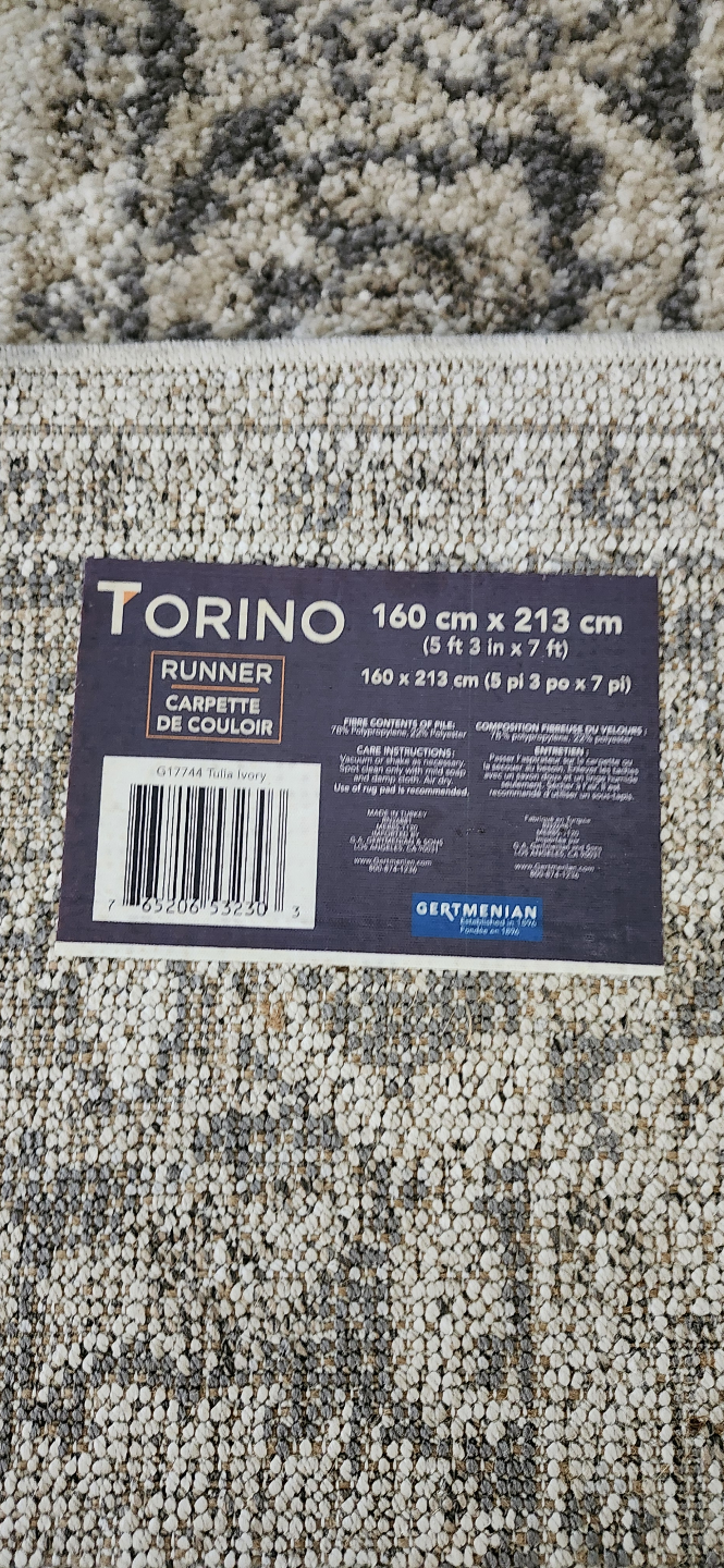 Torino Runner Rug - 5'3" x 7'7"
