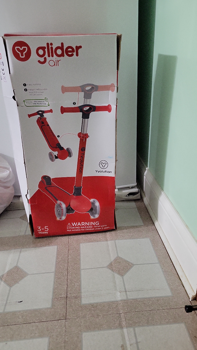 Yvolution Glider Air Scooter - Red