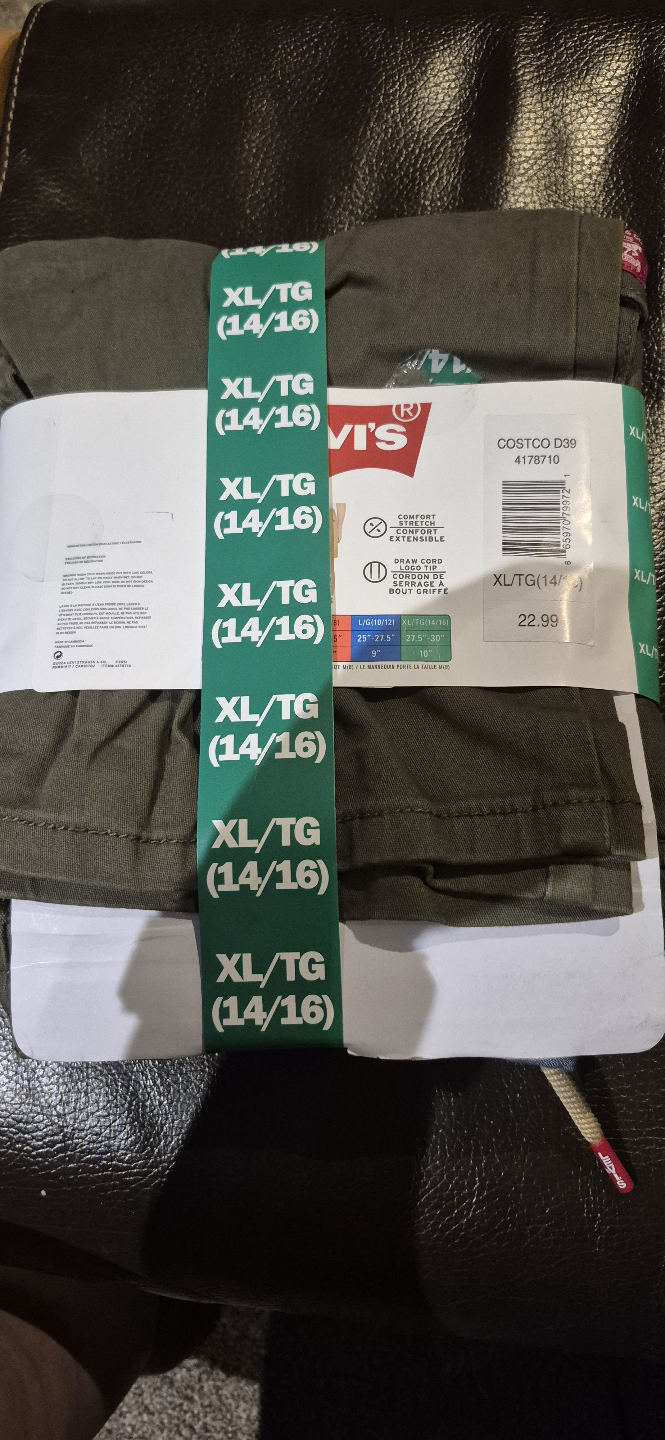 Levi's 2-Pack Men's Shorts - Size XL/TG (14/16) - photo 2