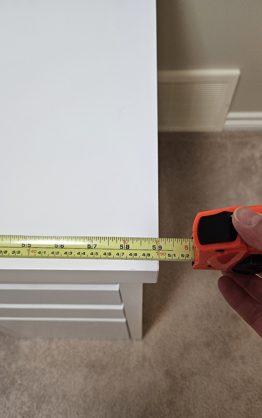 White IKEA Desk with Drawers - photo 3