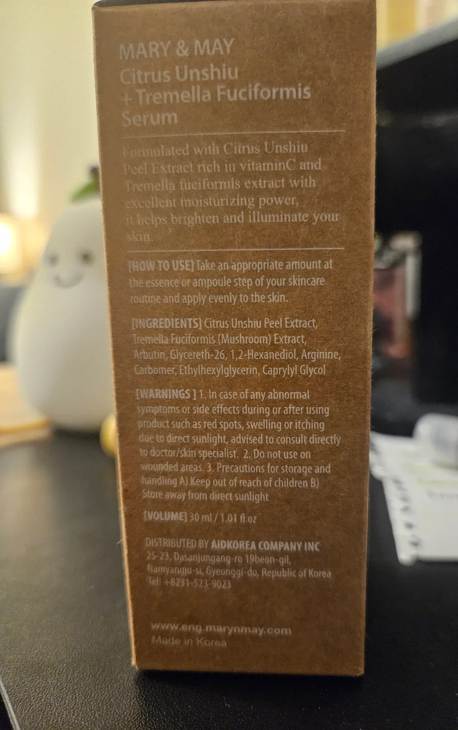MARY & MAY Citrus Unshiu + Tremella Fuciformis Serum - 30ml image indicator(2)