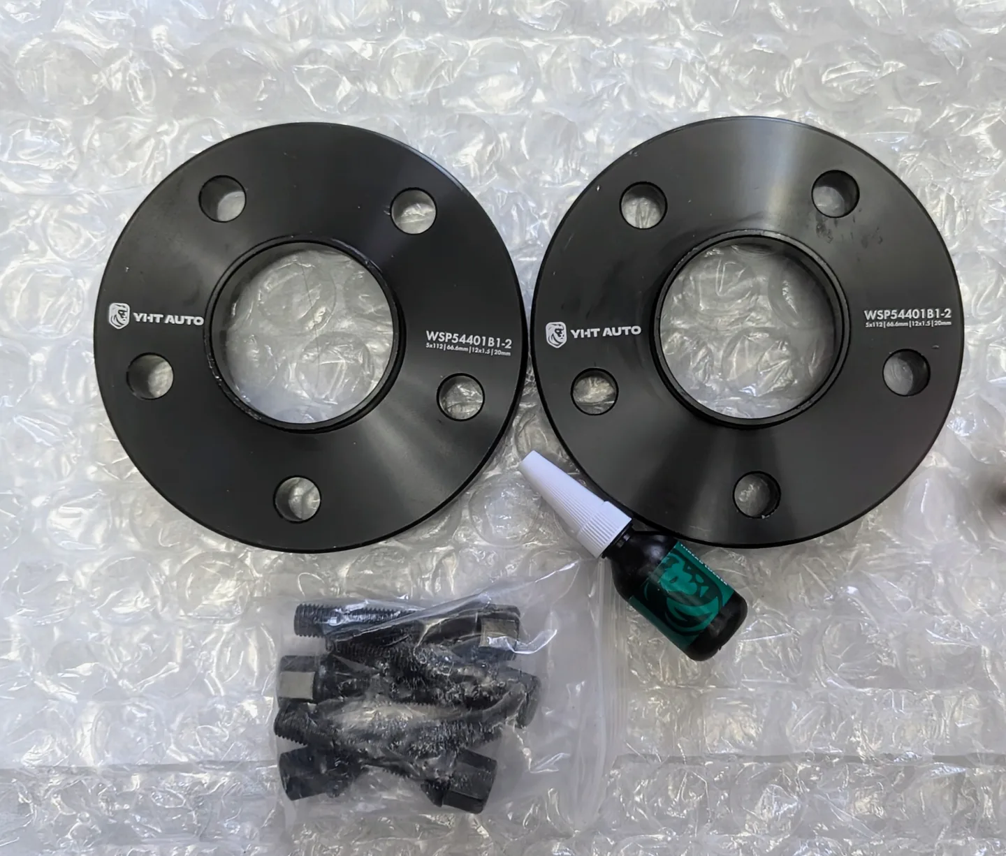 2x Wheel Spacers 5x112 12x1.5 20mm thumbnail