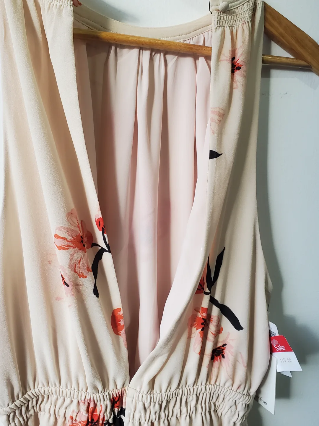 Wilfred  Size M Floral Mini Dress image indicator(3)