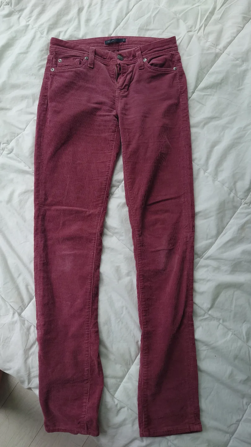 Fidelity Denim Corduroy Pants, Size 26 thumbnail