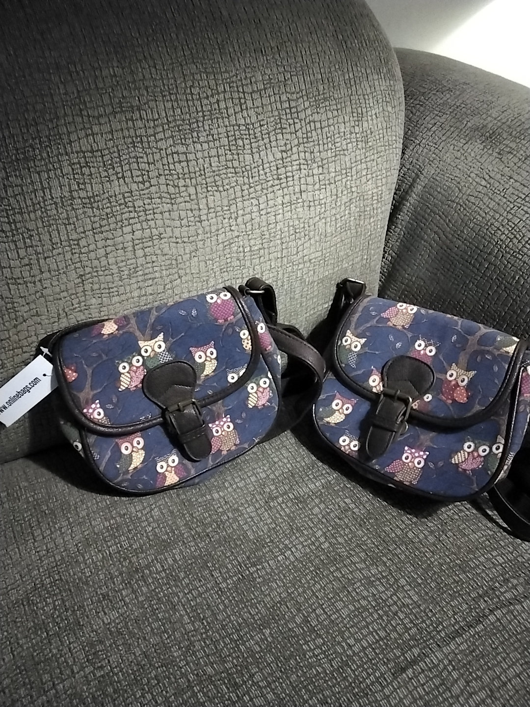 Two Owl Print Crossbody Bags - photo 2