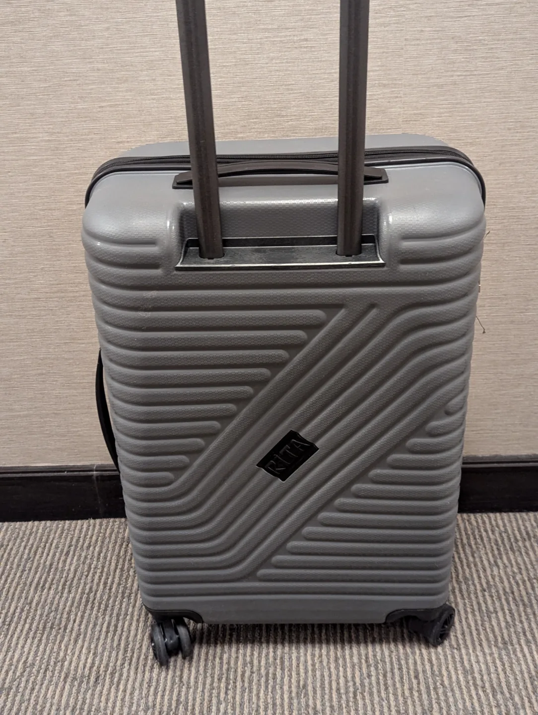 Grey Luggage Spinner Wheels Medium Size image indicator(7)
