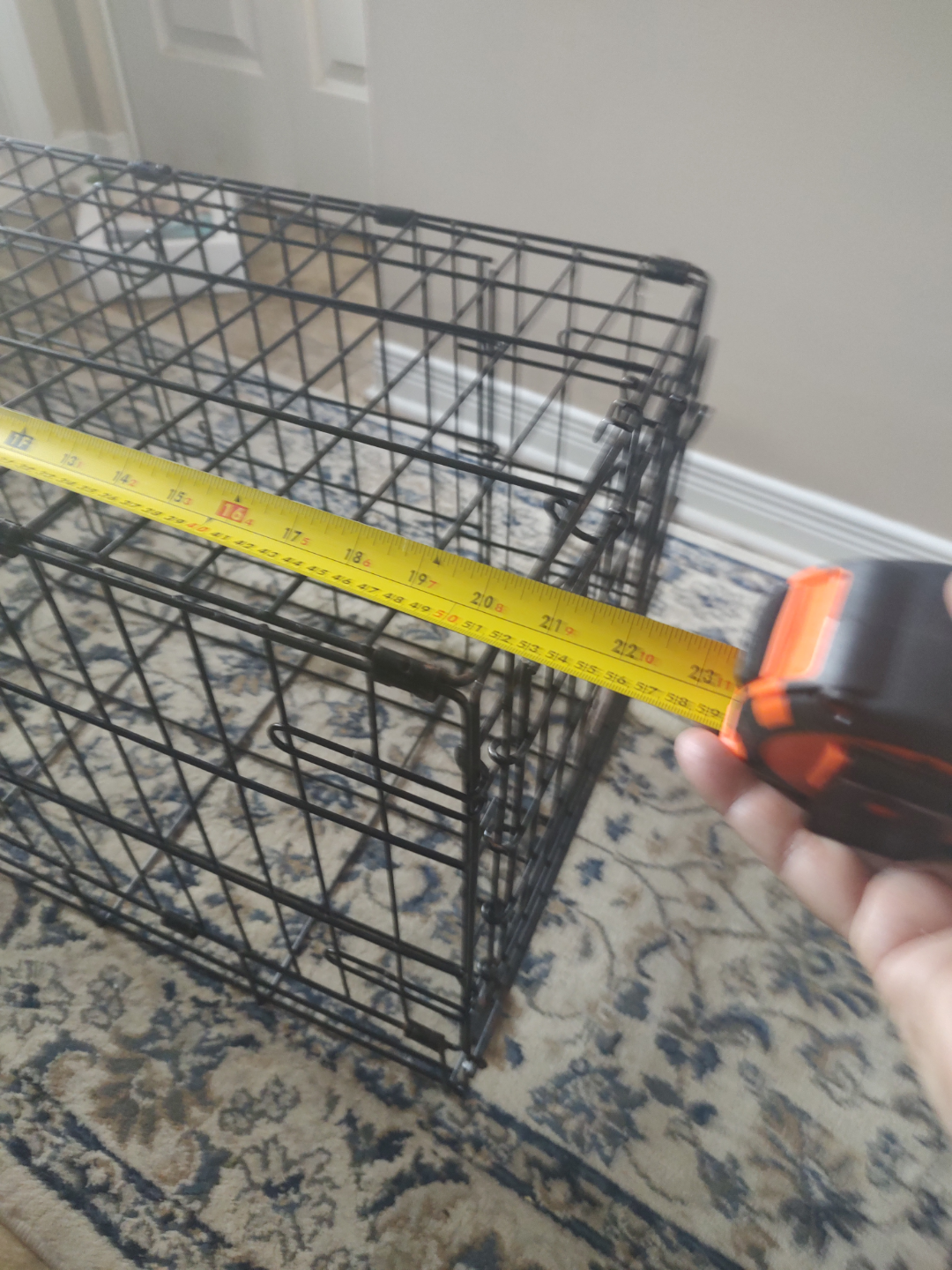 Black wire dog crate - photo 3