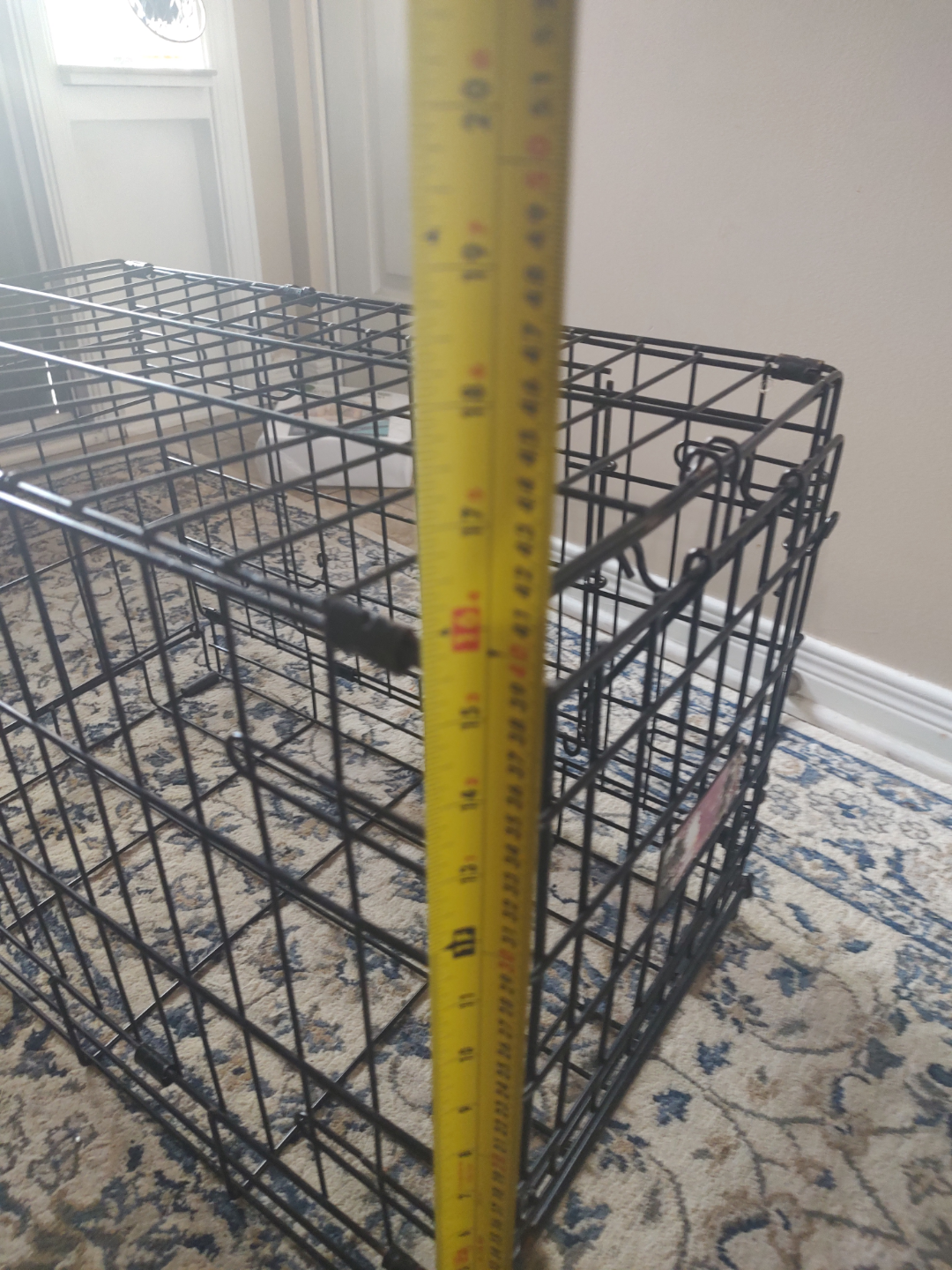 Black wire dog crate - photo 4