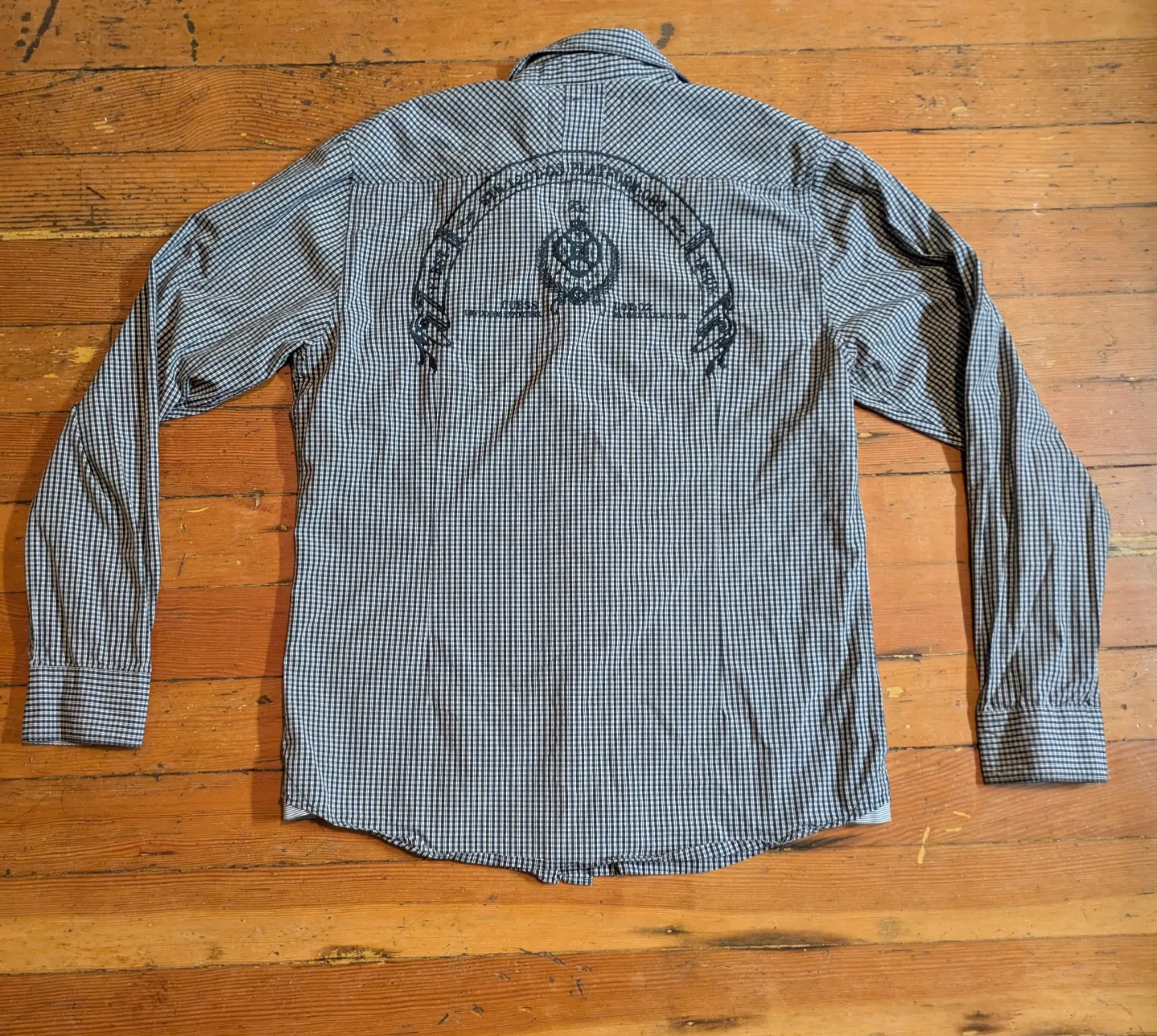 GUESS Men's Size L Long Sleeve Button-Down Shirt 🏒 image indicator(2)