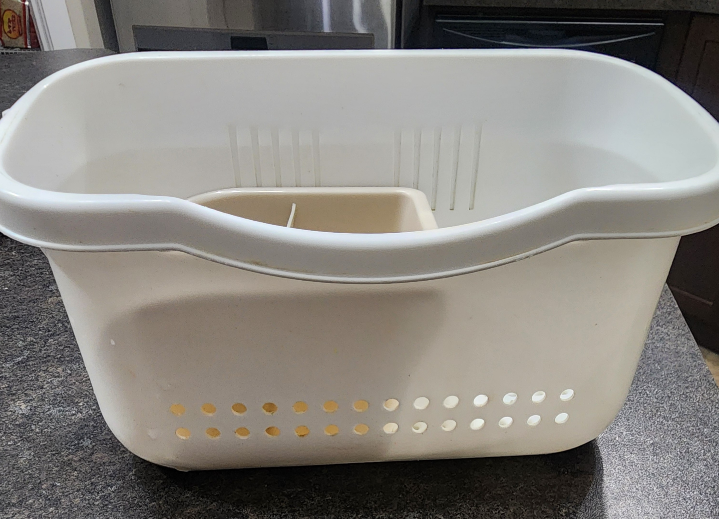 Plastic Dish Basket with Handle