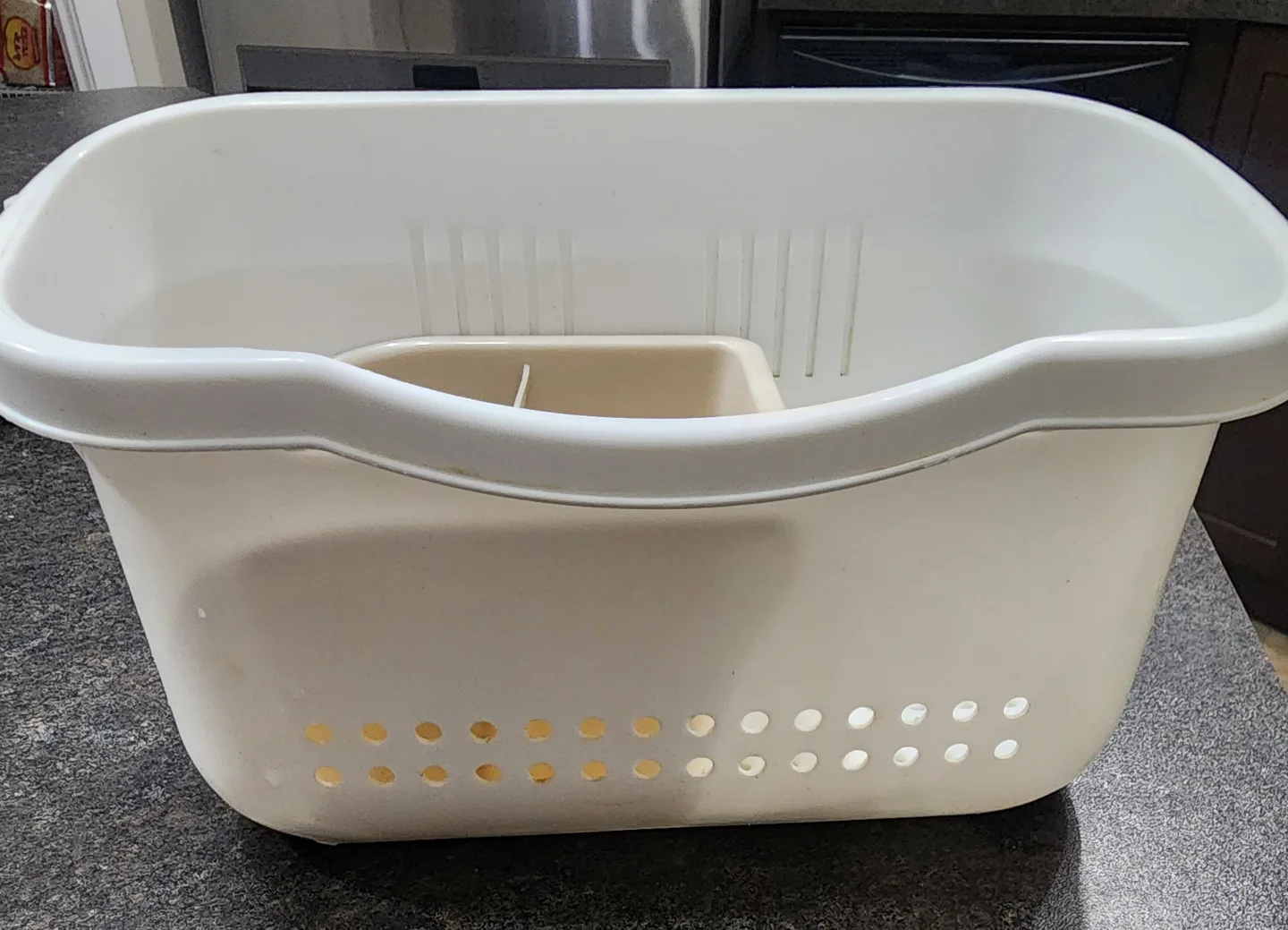 Plastic Dish Basket with Handle thumbnail