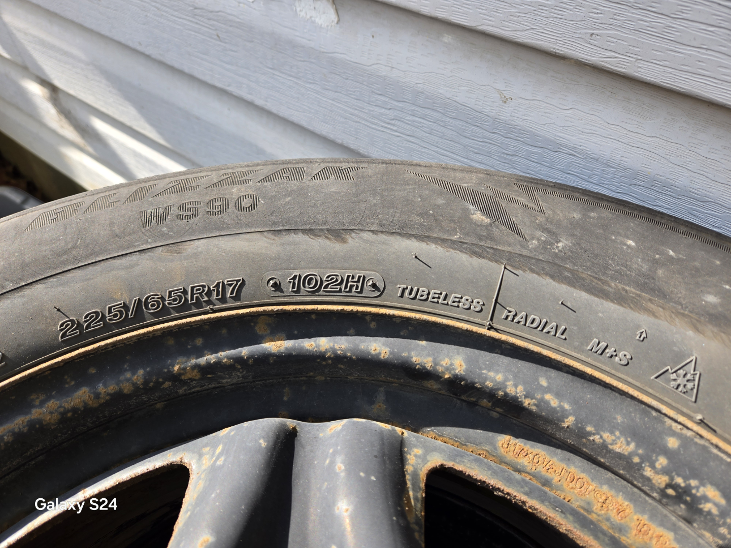Used Bridgestone Blizzak WS90 Winter Tires and Rims - photo 4