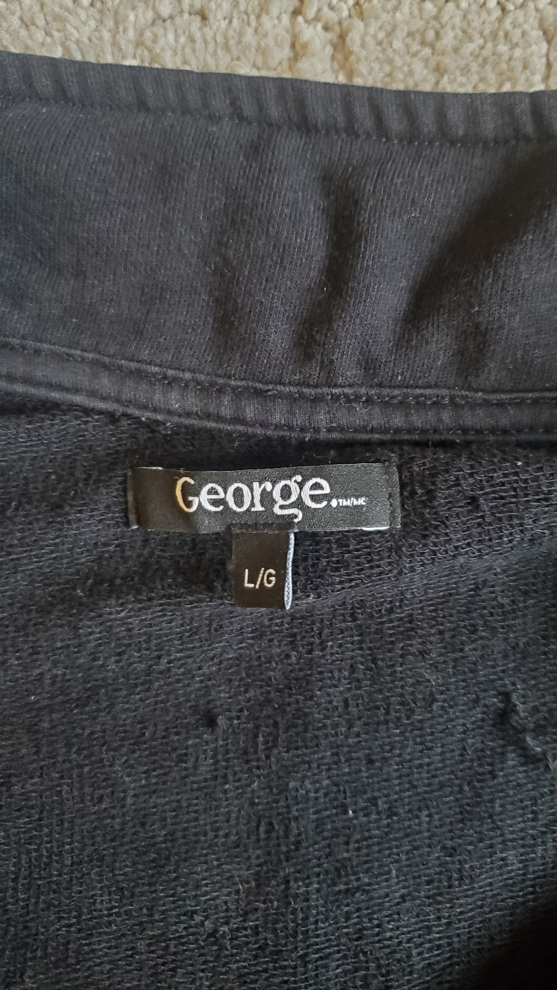 Black Quarterzip Hoodie - Large - photo 2