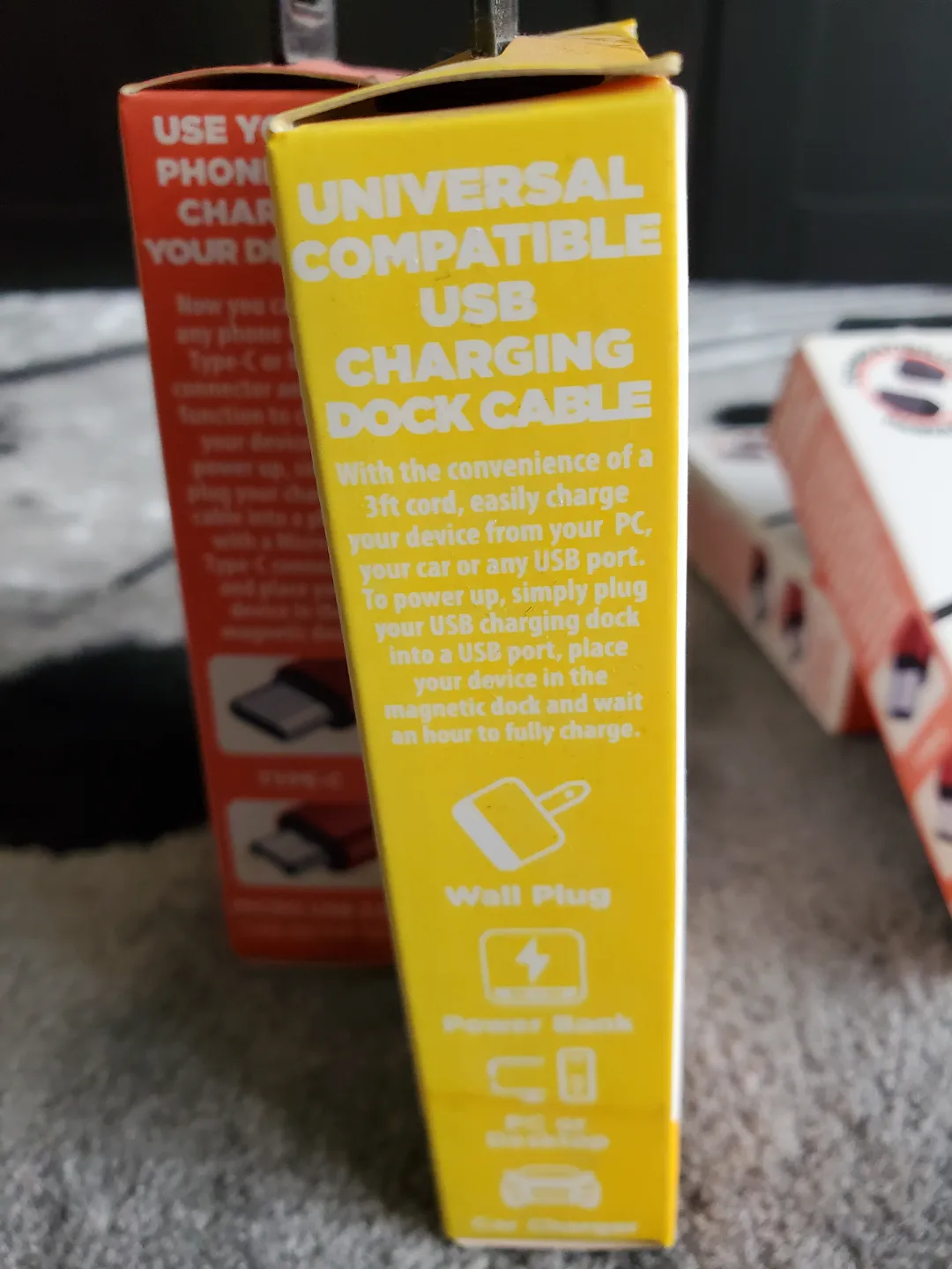 JuiceTech 3ft Universal USB Charging Dock Cable image indicator(2)