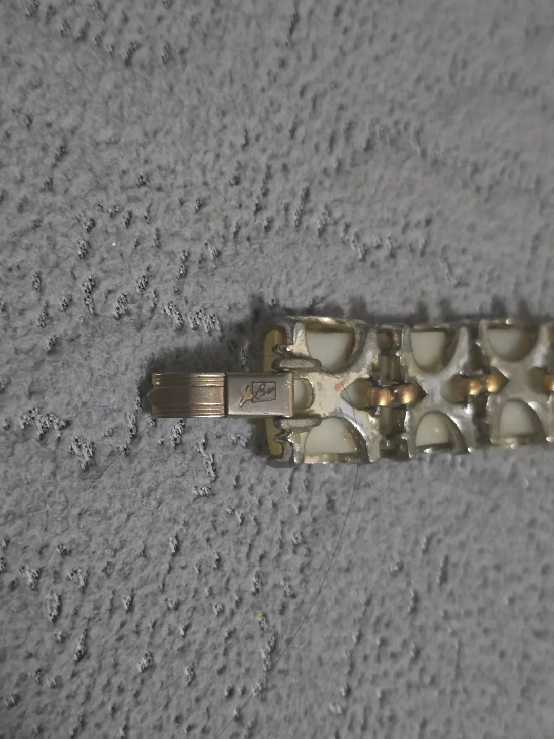 Coro Vintage Confetti Lucite Mid Century Bracelet image indicator(7)