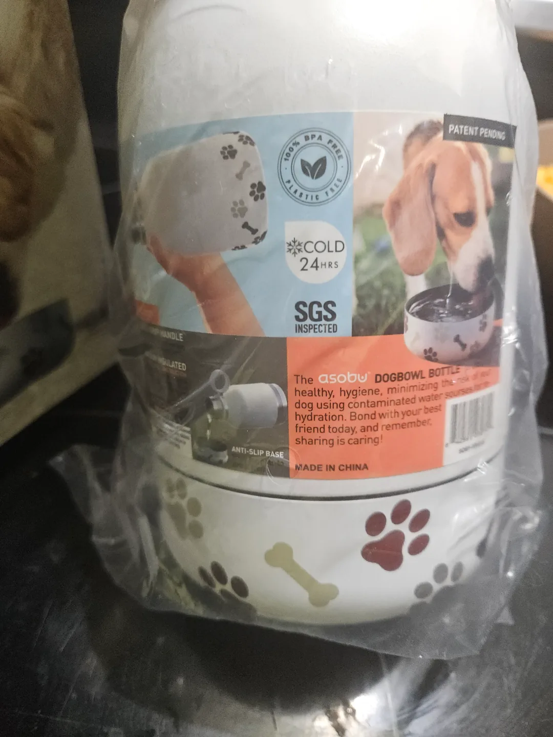 ASOBU Dog Water Bottle with Bowl image indicator(4)