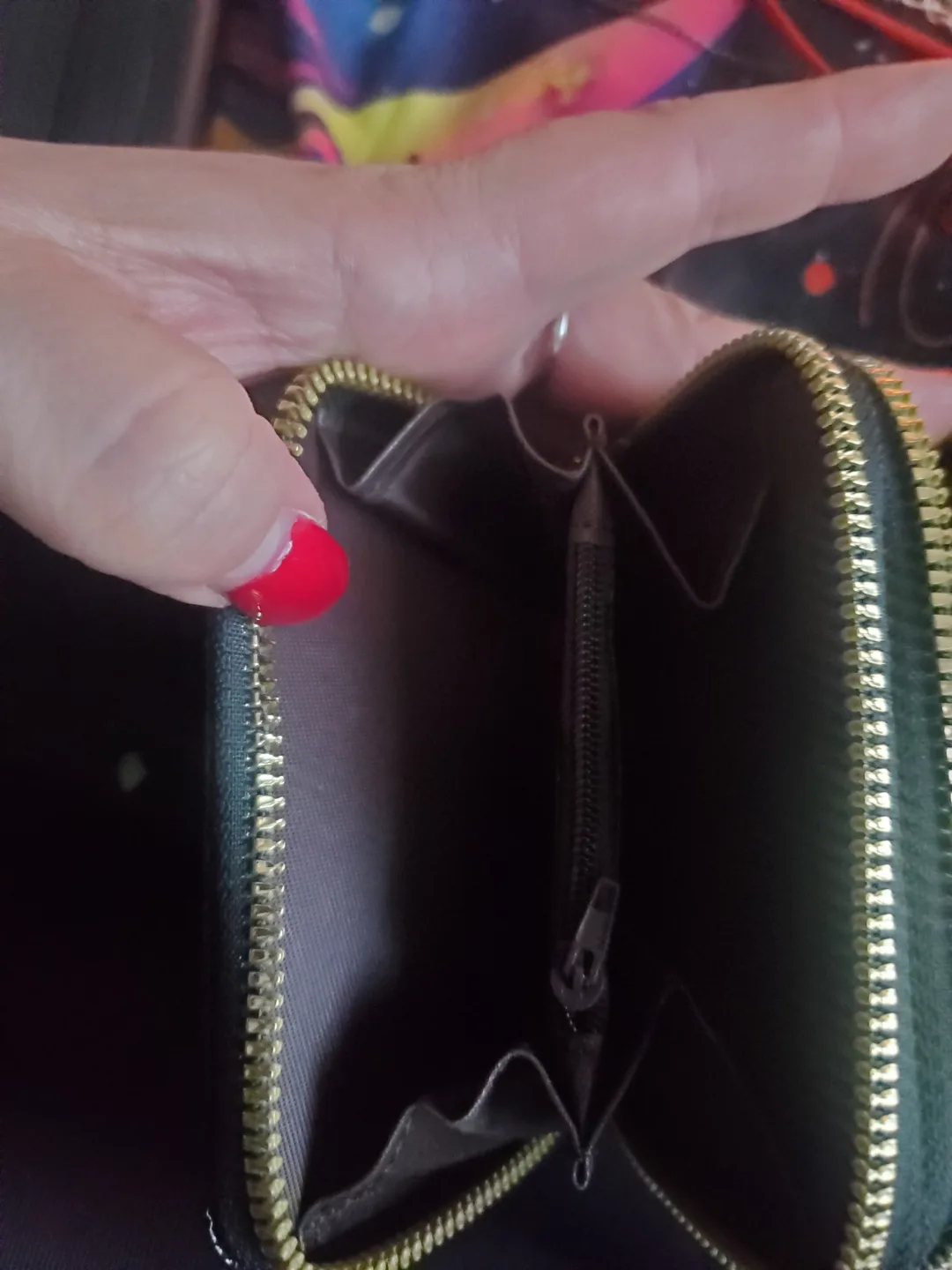 Floral print wallet-D image indicator(2)