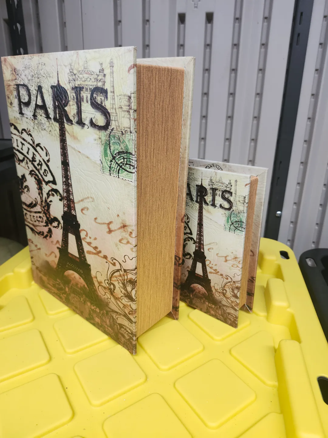 Set of 2 Paris-themed Storage Boxes thumbnail