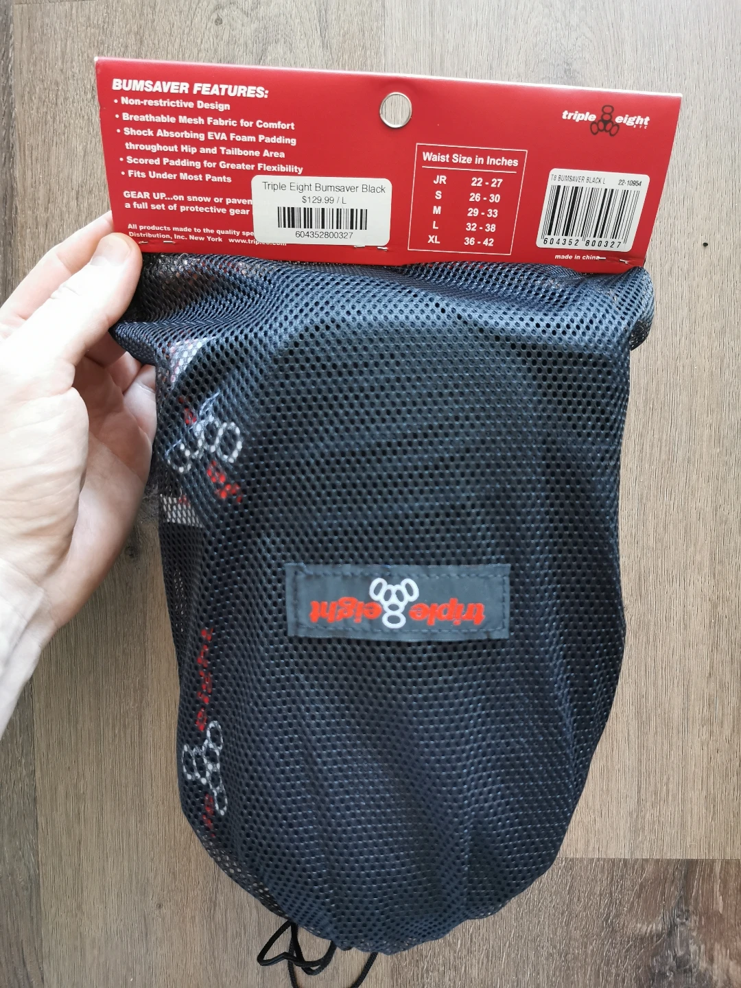 Triple Eight Bumsaver Shorts, Size Large
