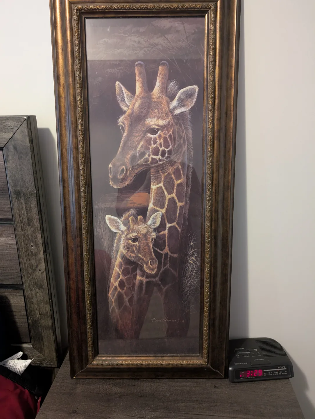 Framed Giraffe Art Print thumbnail