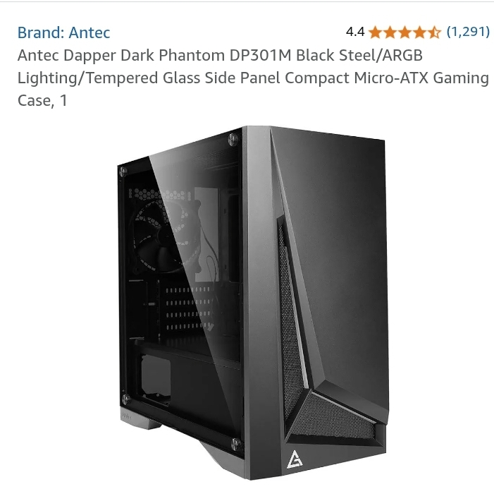 Antec DP301M Micro-ATX Gaming Case