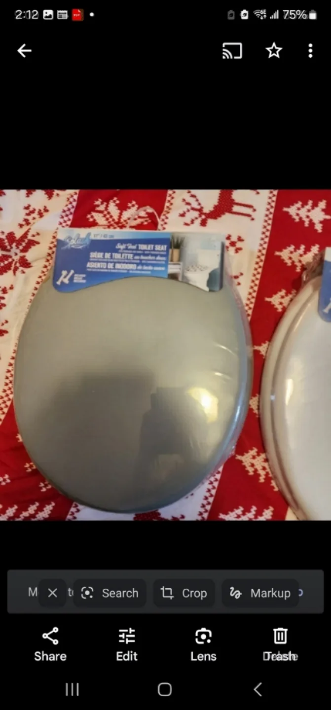New Splash Soft Feel Toilet Seat - Grey thumbnail