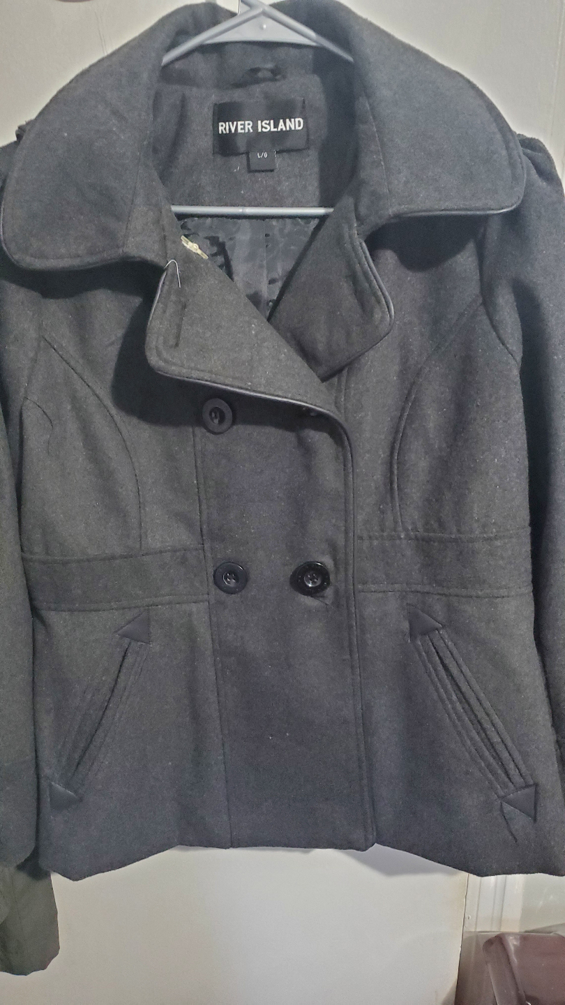 River Island Peacoat - Size L/6 - photo 2