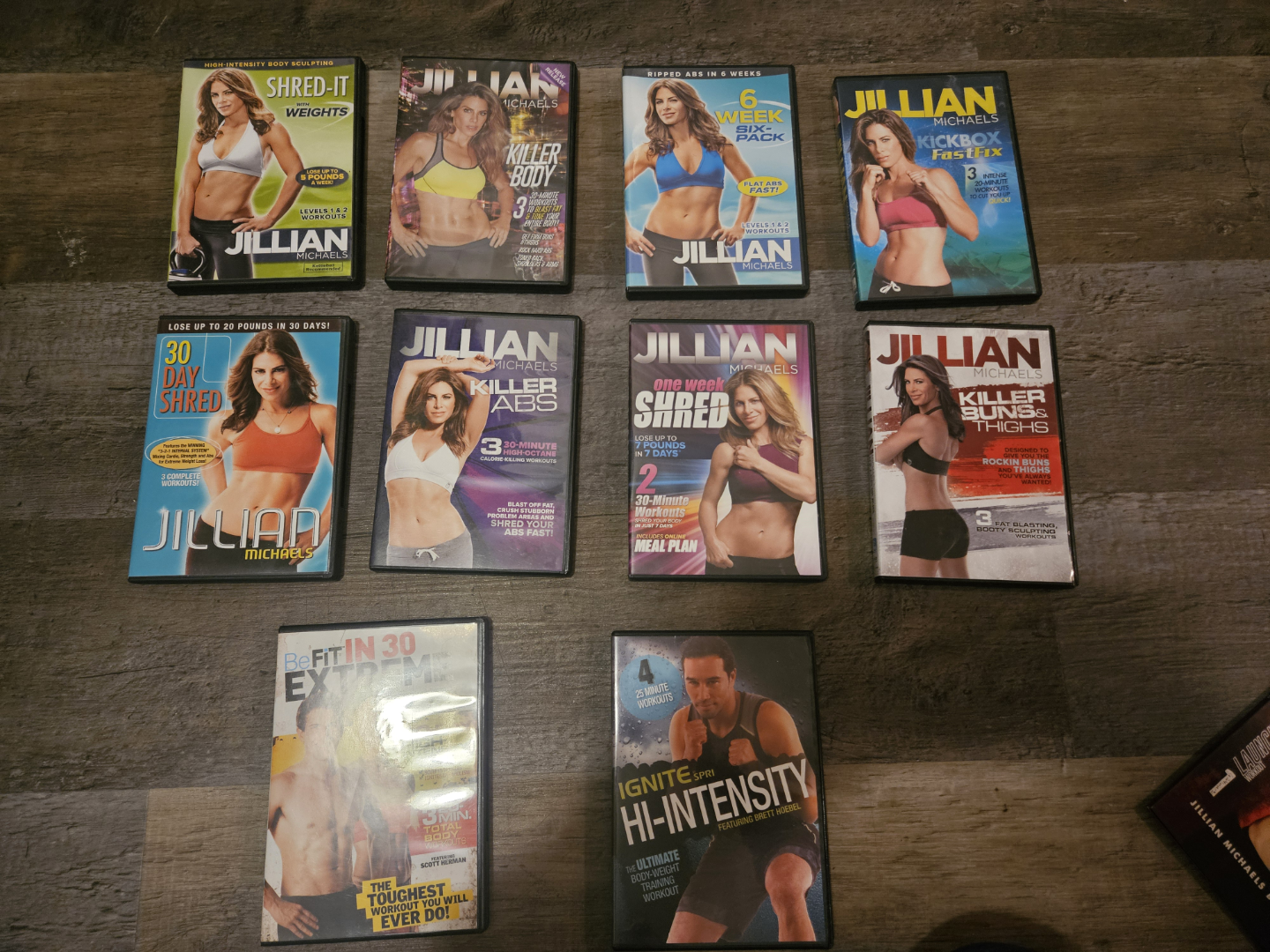 Jillian Michaels workout dvd's