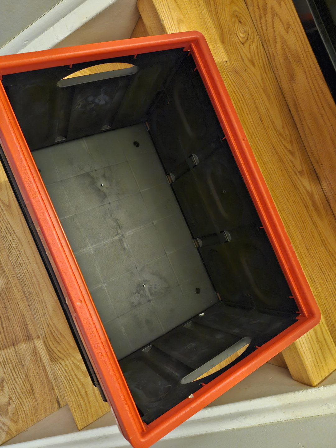 2 InstaCrate Collapsible Storage Crate - Red - photo 3