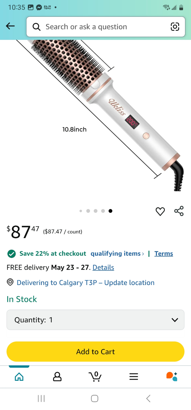 Thermal Brush,1.5 inch Heated Round .... - photo 2