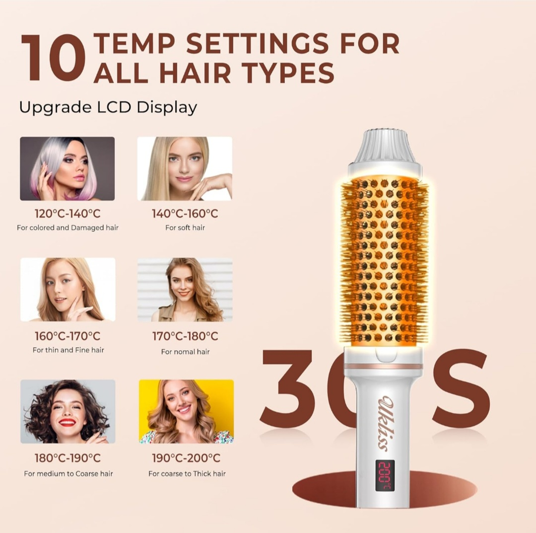 Thermal Brush,1.5 inch Heated Round .... - photo 3
