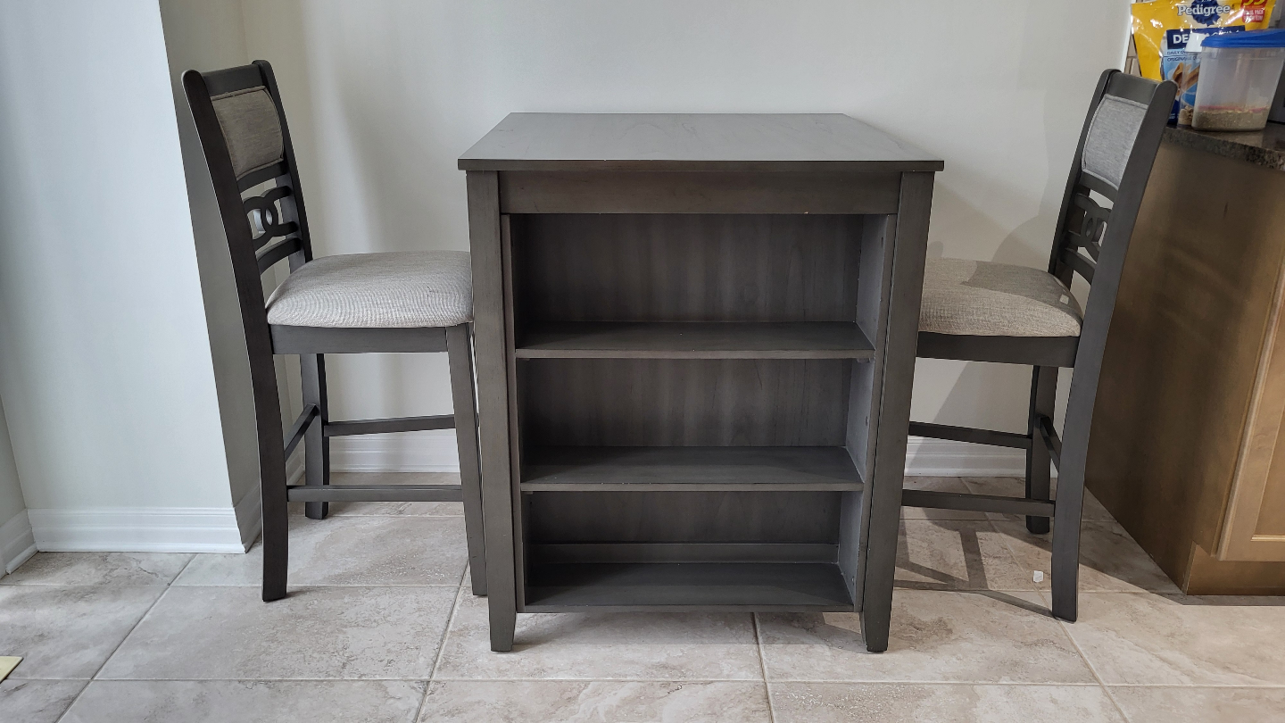 Kitchen Island Table with Two Chairs - photo 4