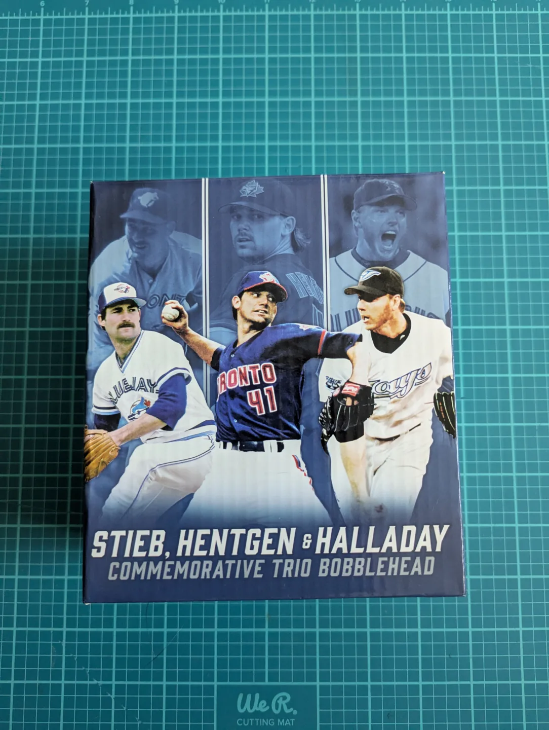 Toronto Blue Jays 40th Season Commemorative Bobblehead Trio thumbnail